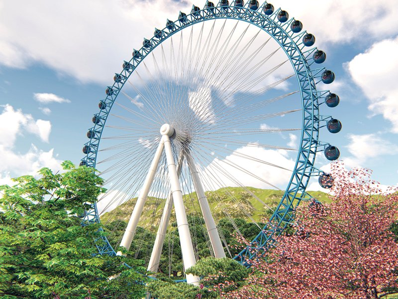 120m Full-Spoke Ferris Wheel