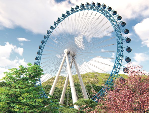 120m Full-Spoke Ferris Wheel