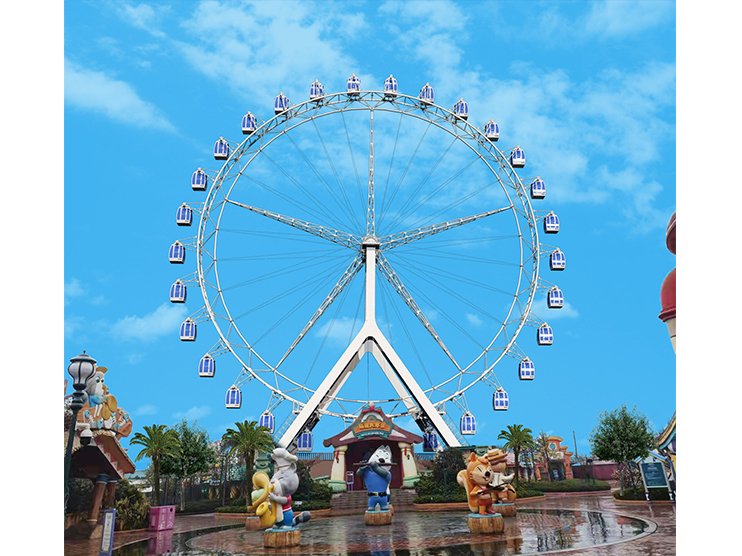 49 meter zigzag column Ferris wheel