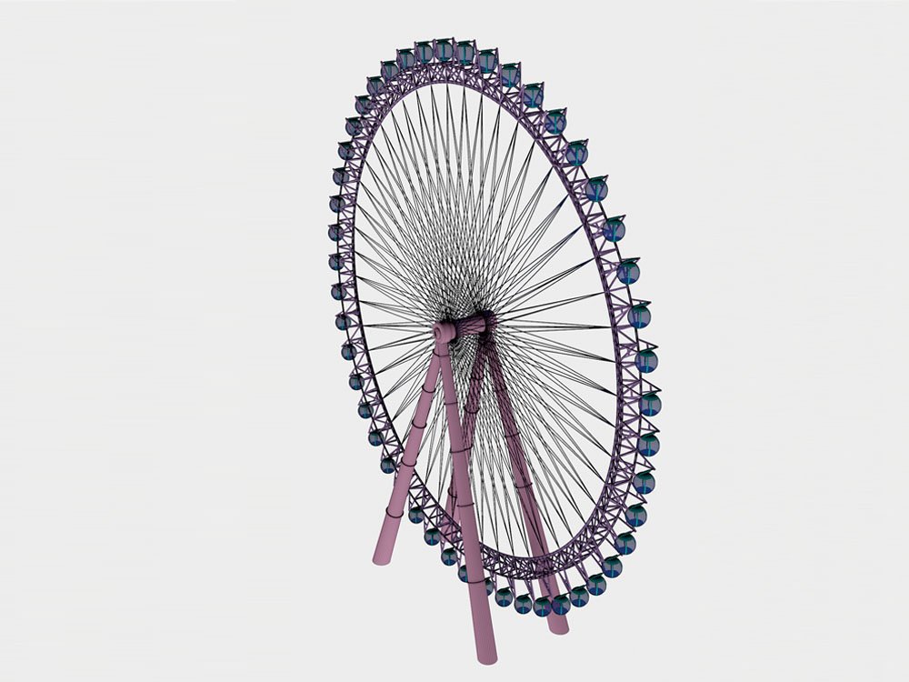 100m full-spoke ferris wheel