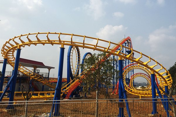 four loops roller coaster