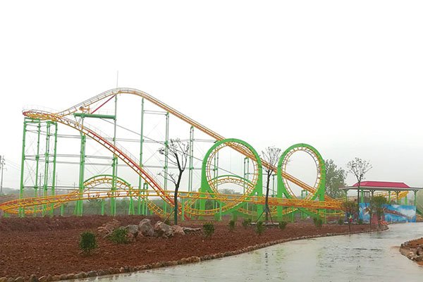 four loops roller coaster