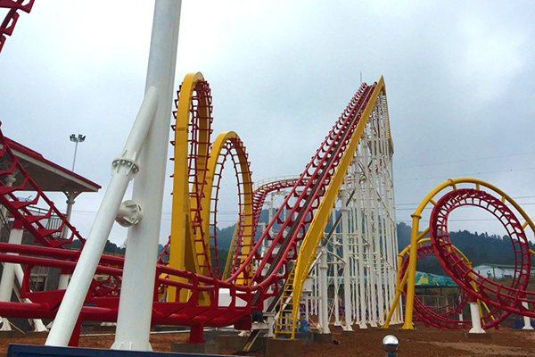 four loops roller coaster