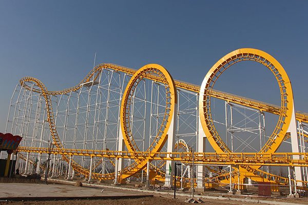 six loops roller coaster