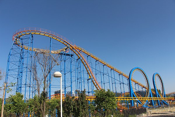 suspended roller coaster