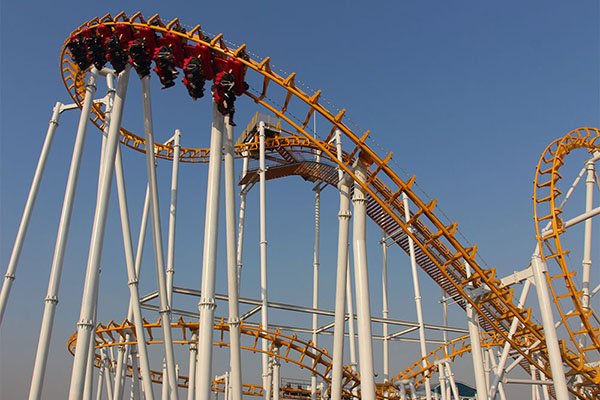 suspended roller coaster